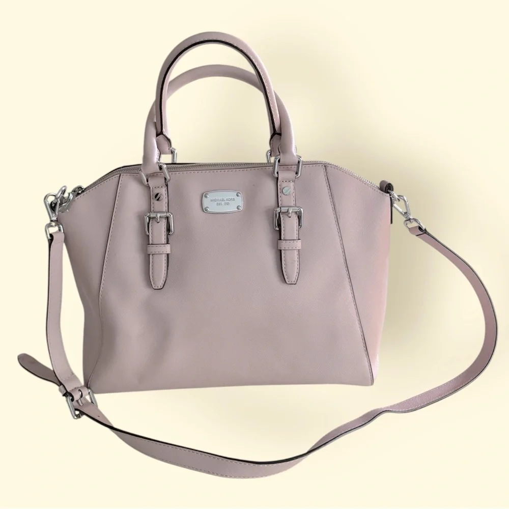 Michael Kors Blush Satchel Bag - Picture 8 of 11